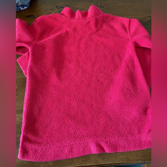 Vineyard Vines red fuzzy funnel neck sweatshirt. Size 14. - Picture 2 of 3